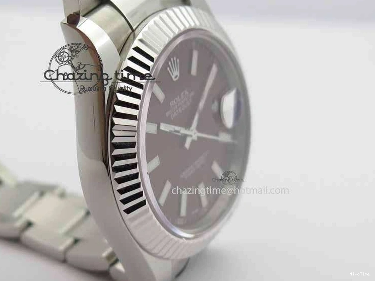 MiroTime 1221 DateJust II 41mm SS BP Maker Best Edition Brown Dial On SS Bracelet SA Modern 3734
